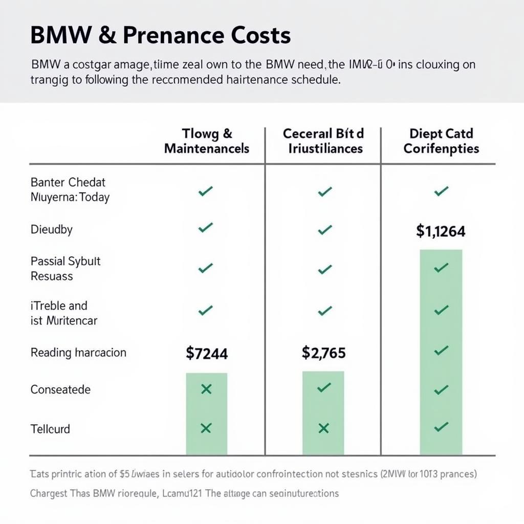 BMW Maintenance Cost Comparison