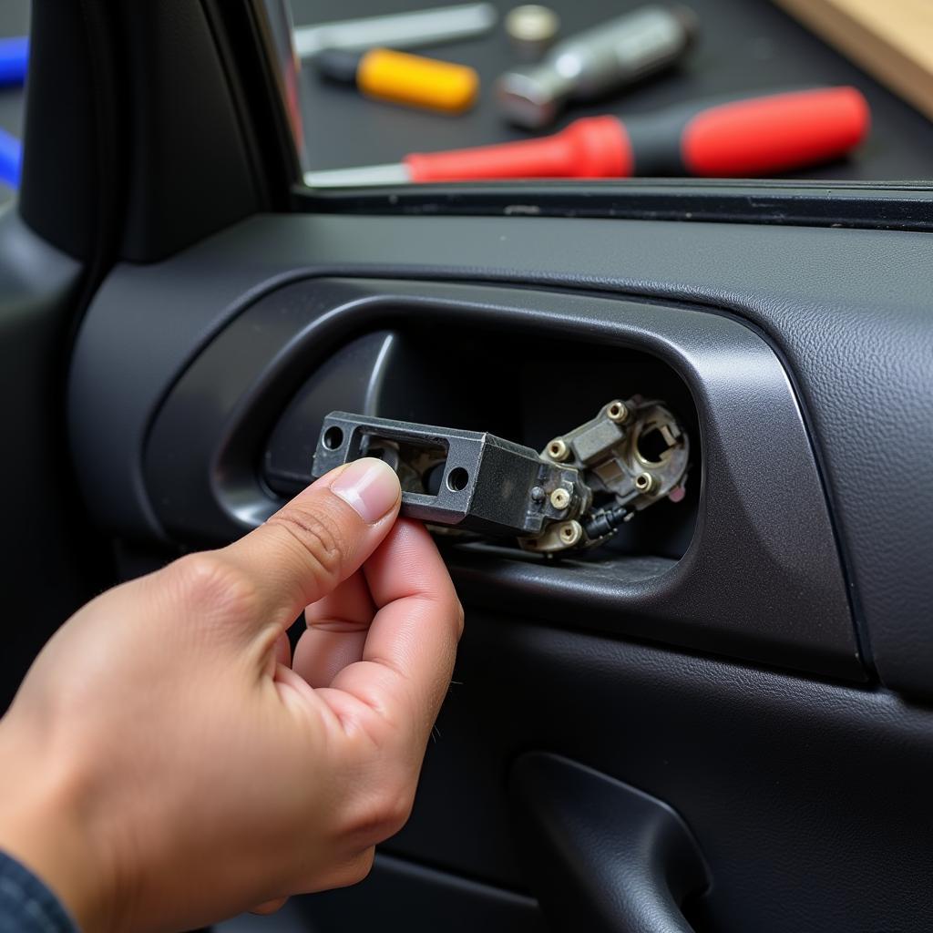 Diagnosing a Broken Car Door Handle