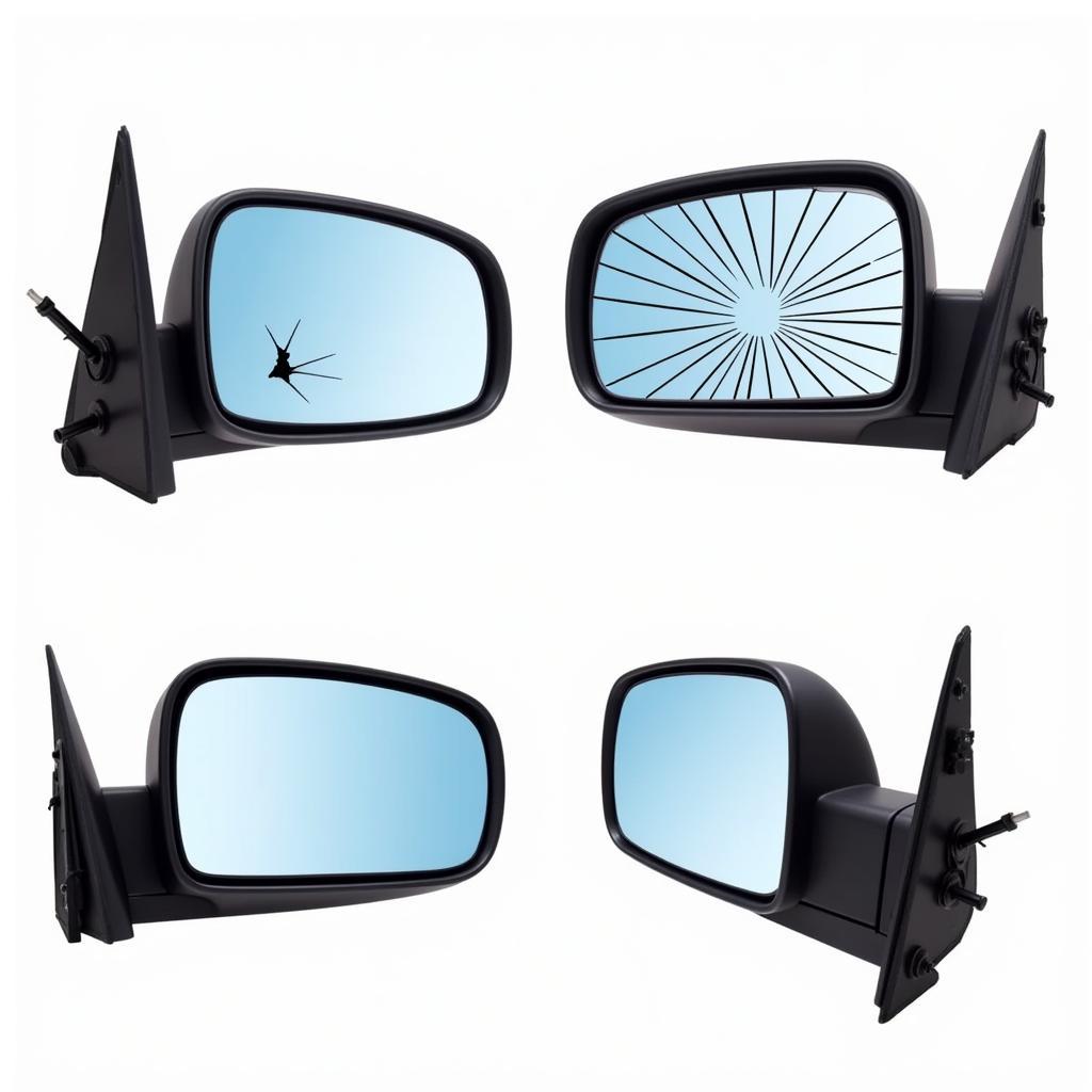 Types of Broken Car Mirrors