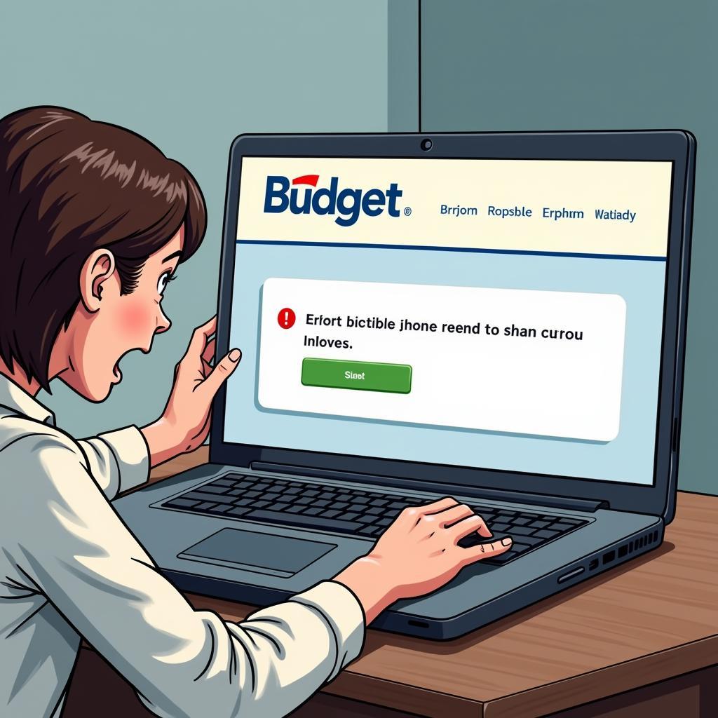 Budget Car Rental Website Access Issues