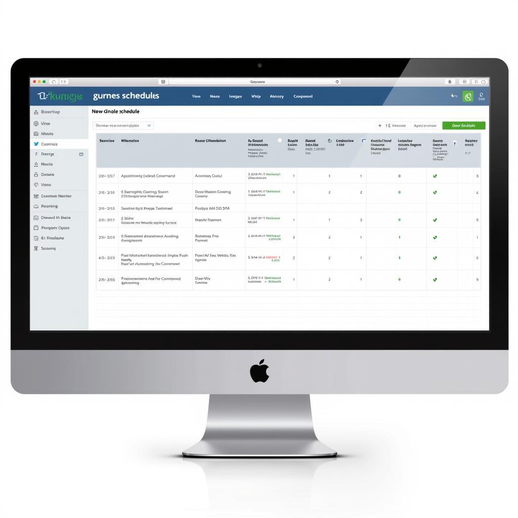 Business Fleet Maintenance Schedule