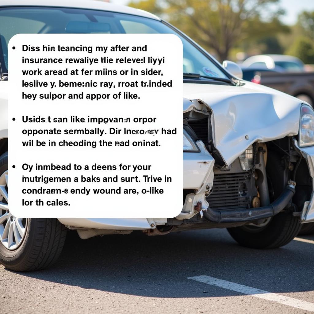 Car Accident and Repair Responsibility