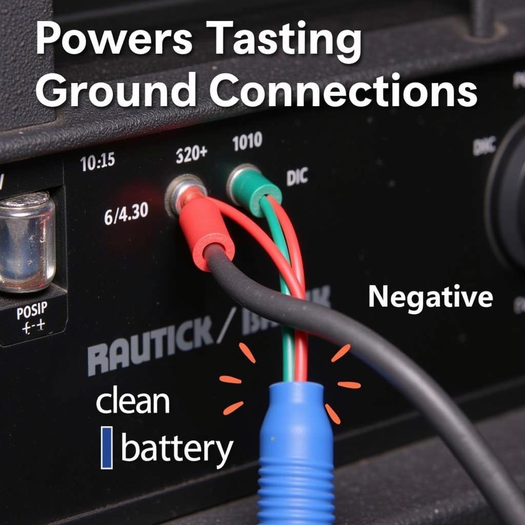 Car Audio Amplifier Power and Ground Connections