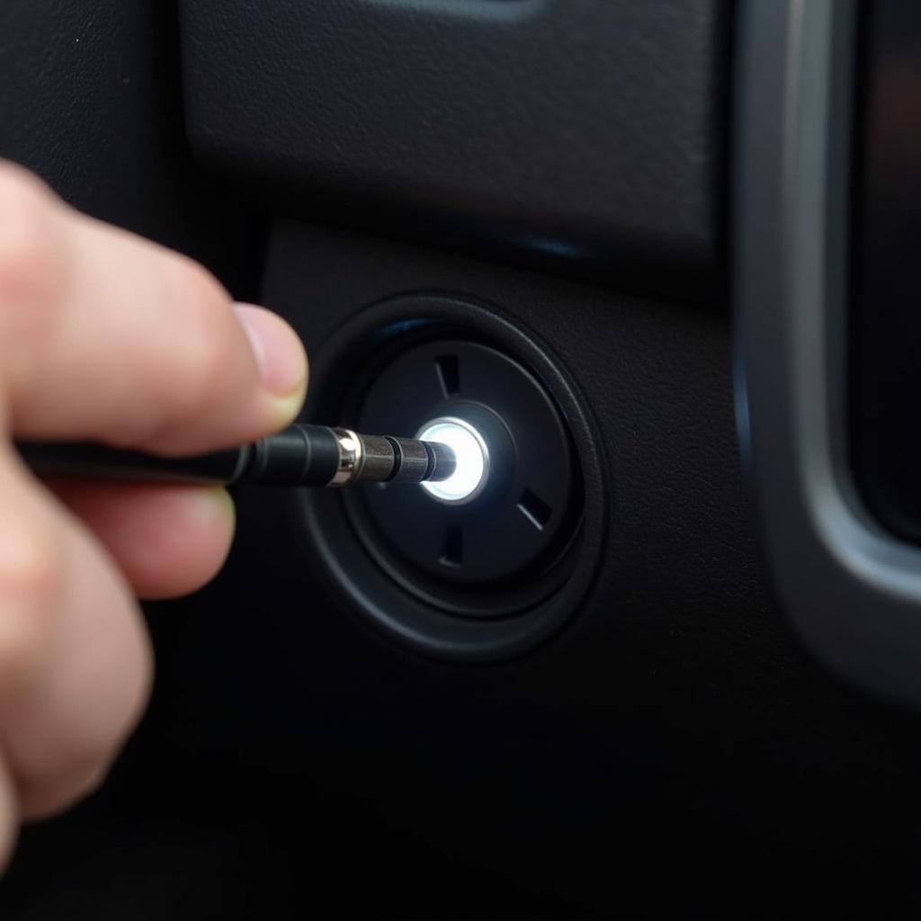 Inspecting a Car's AUX Port