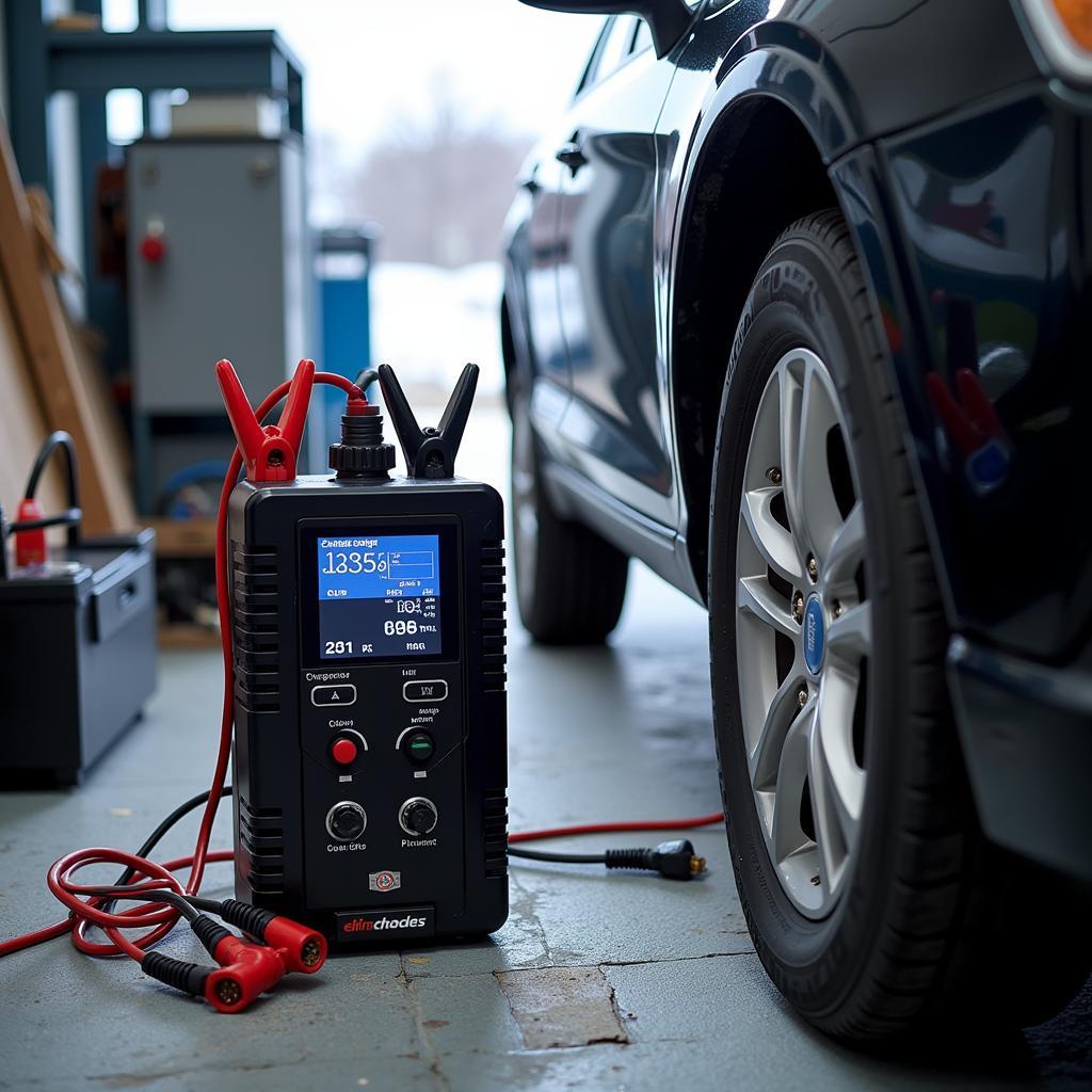 Using a Car Battery Charger in Winter