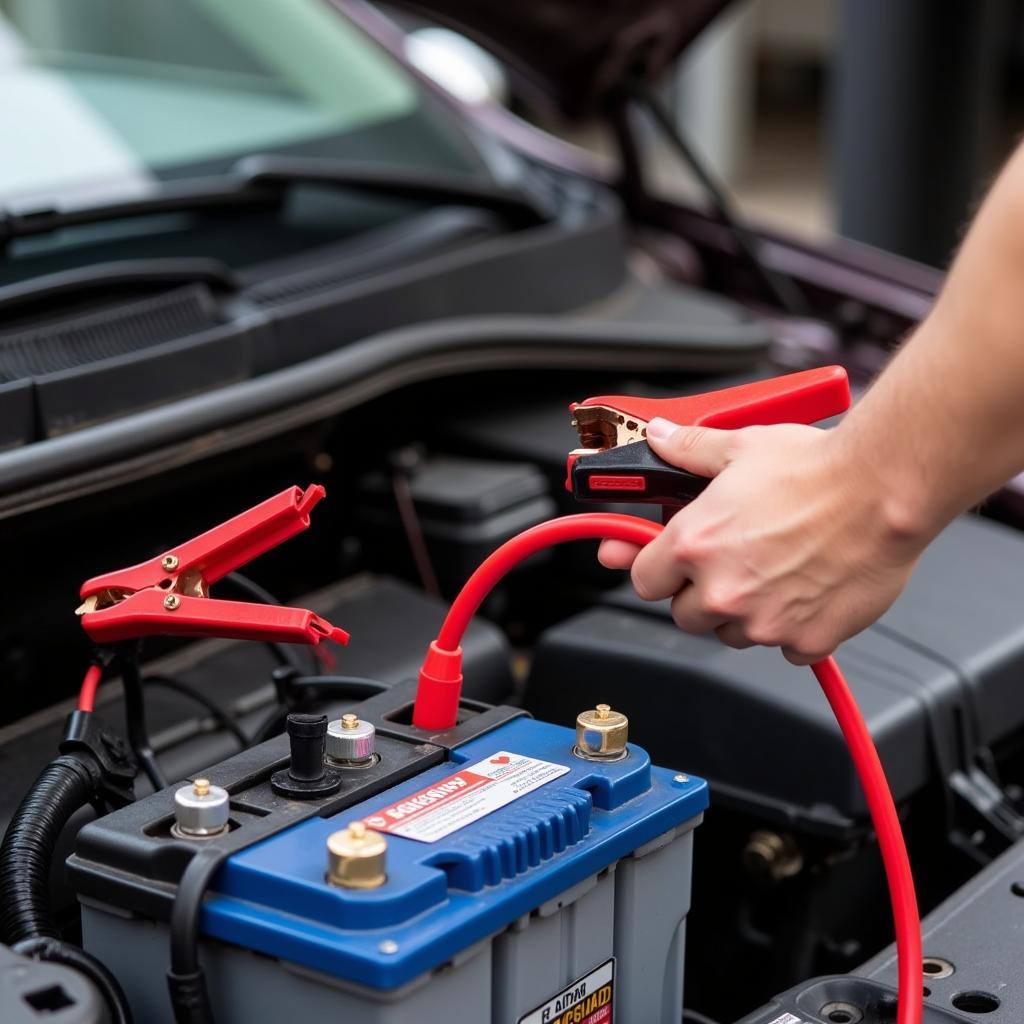 Car Battery Jump Start