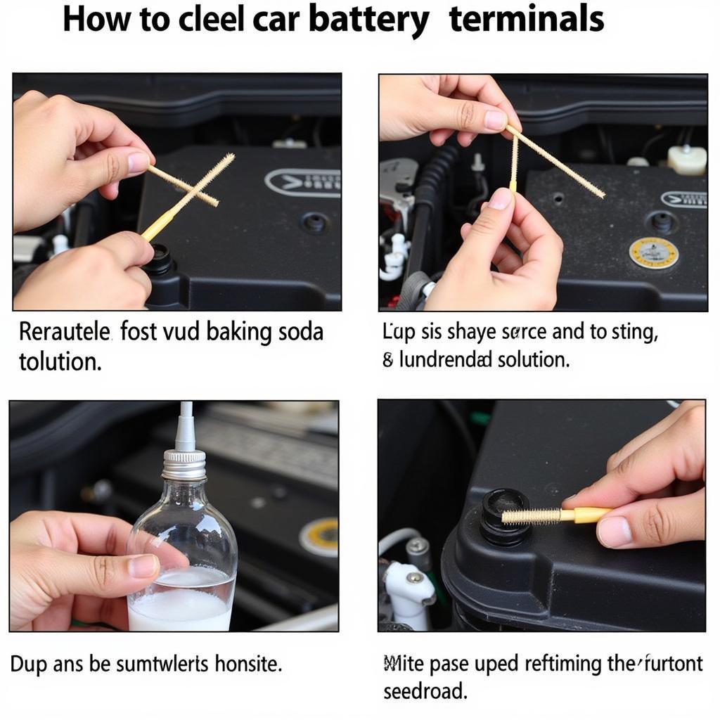 Cleaning Car Battery Terminals