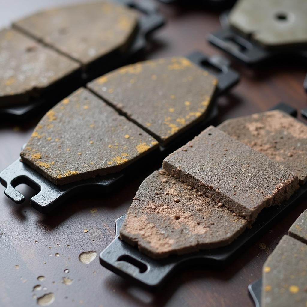 Worn Brake Pads