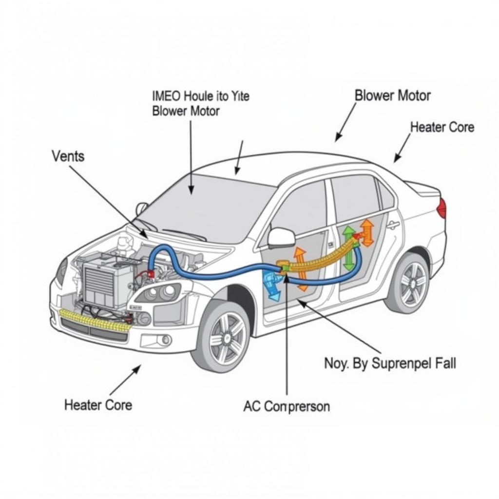 Car Defrost System Components