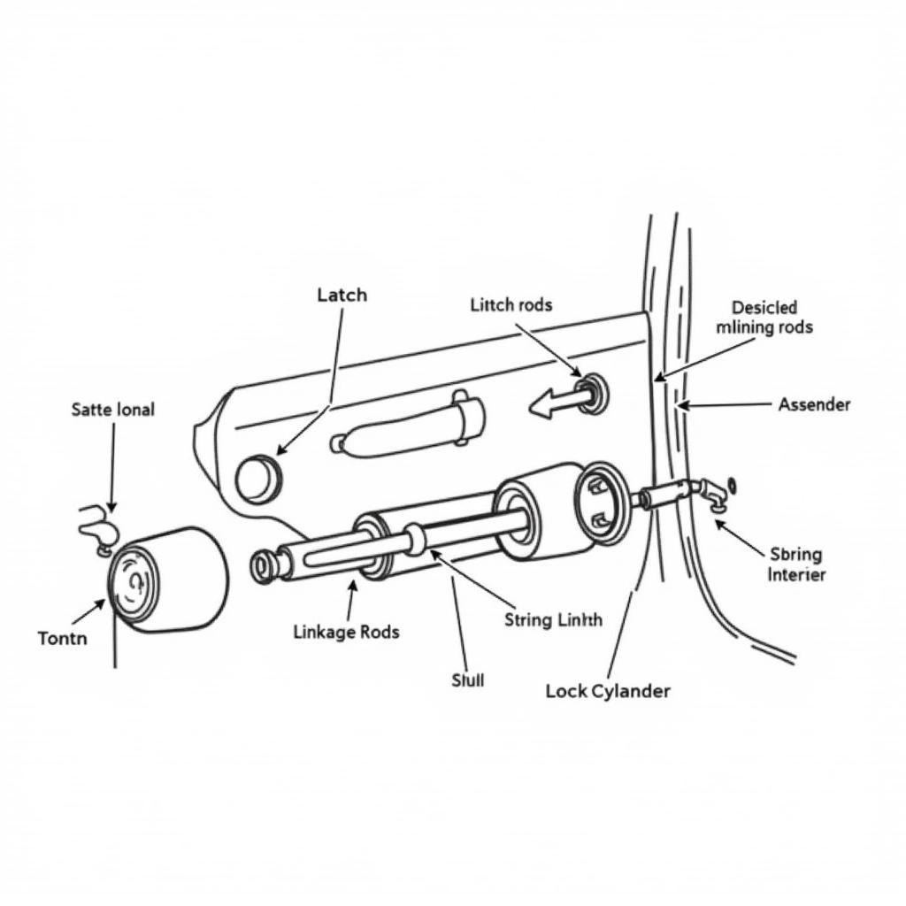 Car Door Handle Internal Mechanism