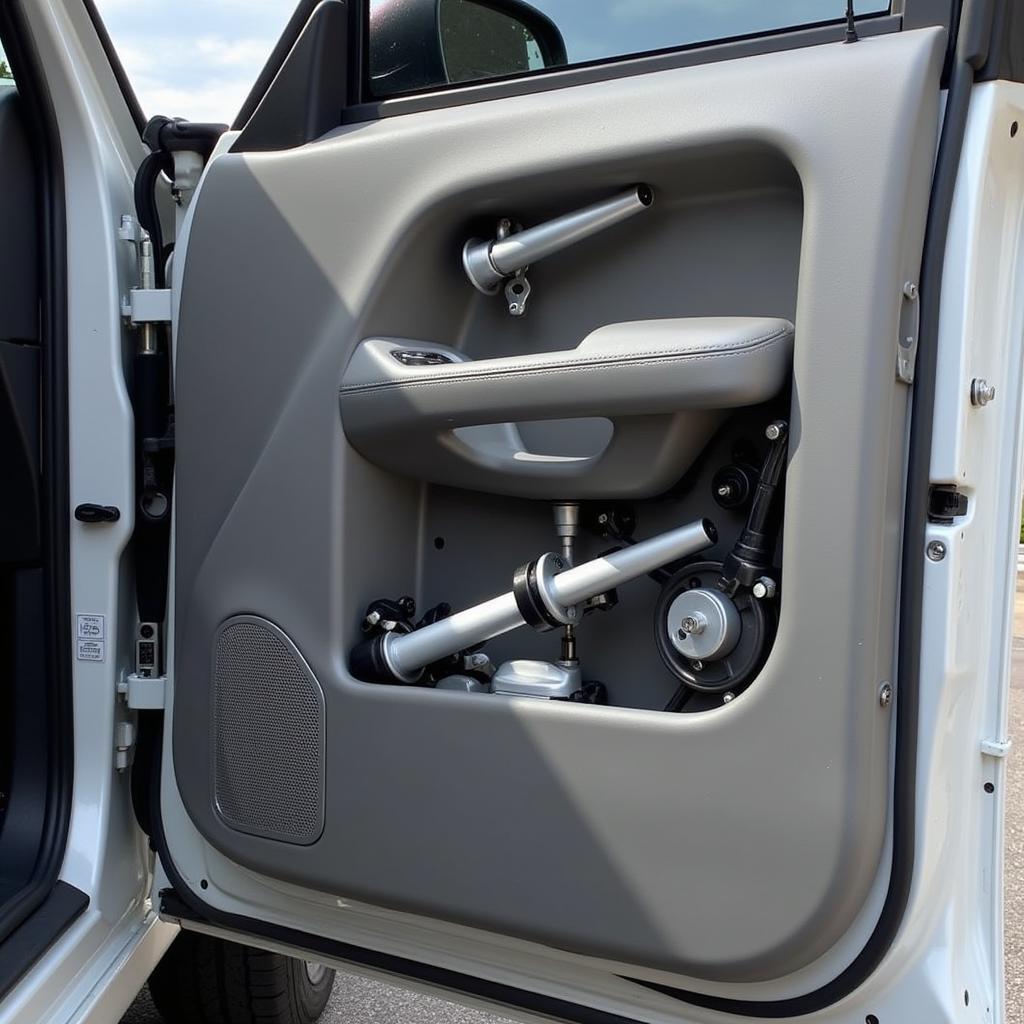 Car Door Internal Mechanism