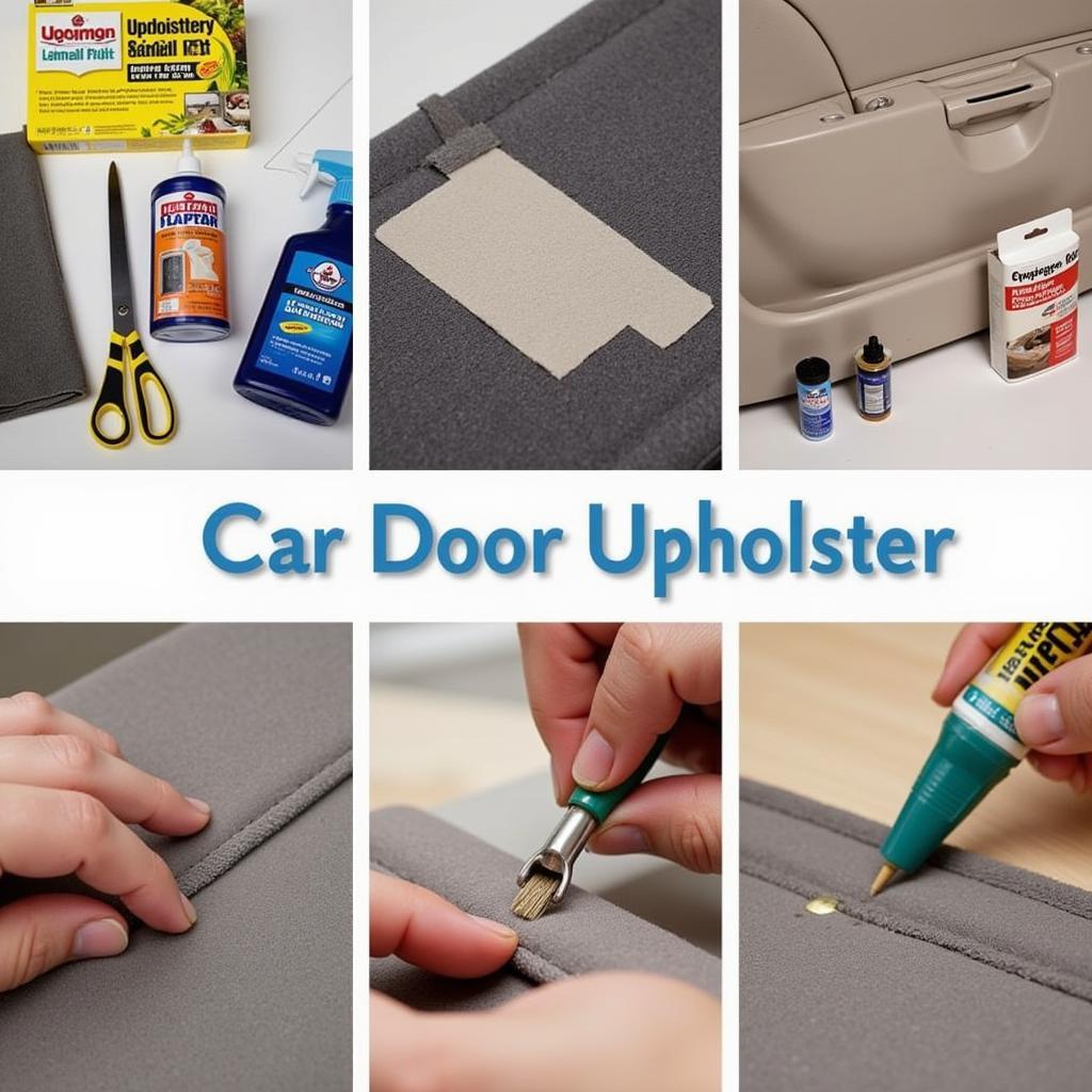 Car Door Upholstery Repair Process