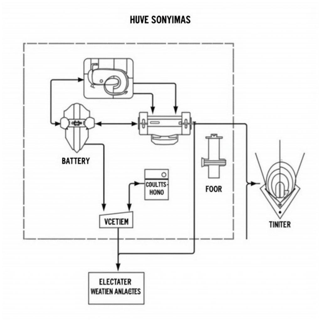 Diagram of a Car Engine Electrical System