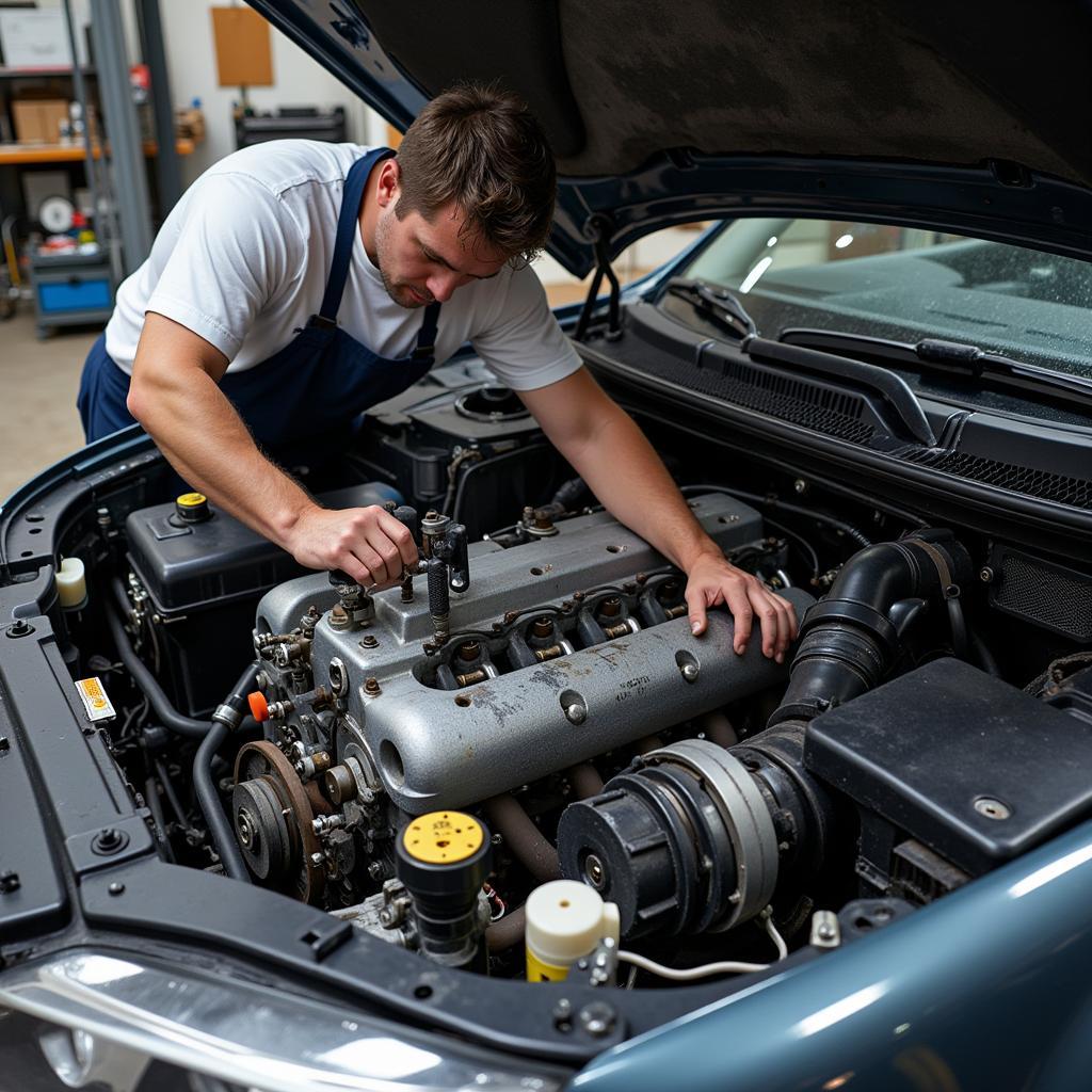 Car Engine Water Damage Assessment