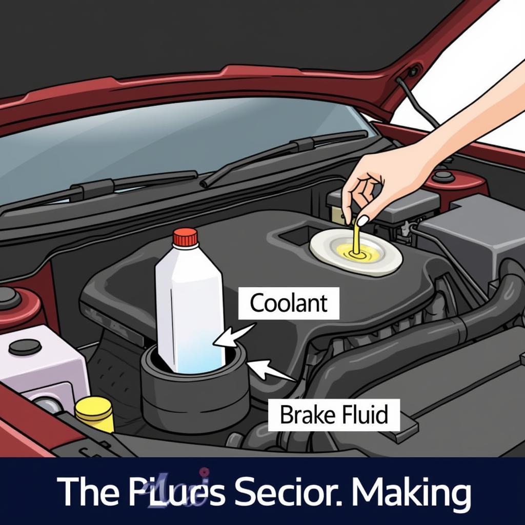 Checking Car Fluids Under the Hood