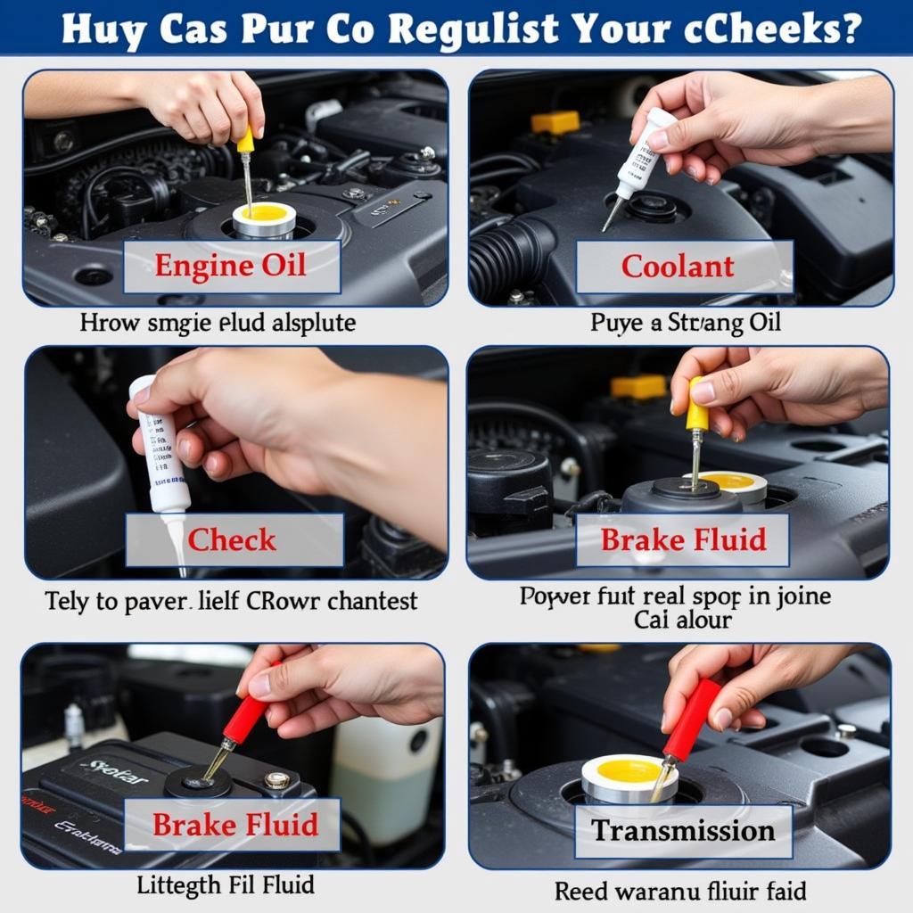 Car Fluid Check Preventive Maintenance