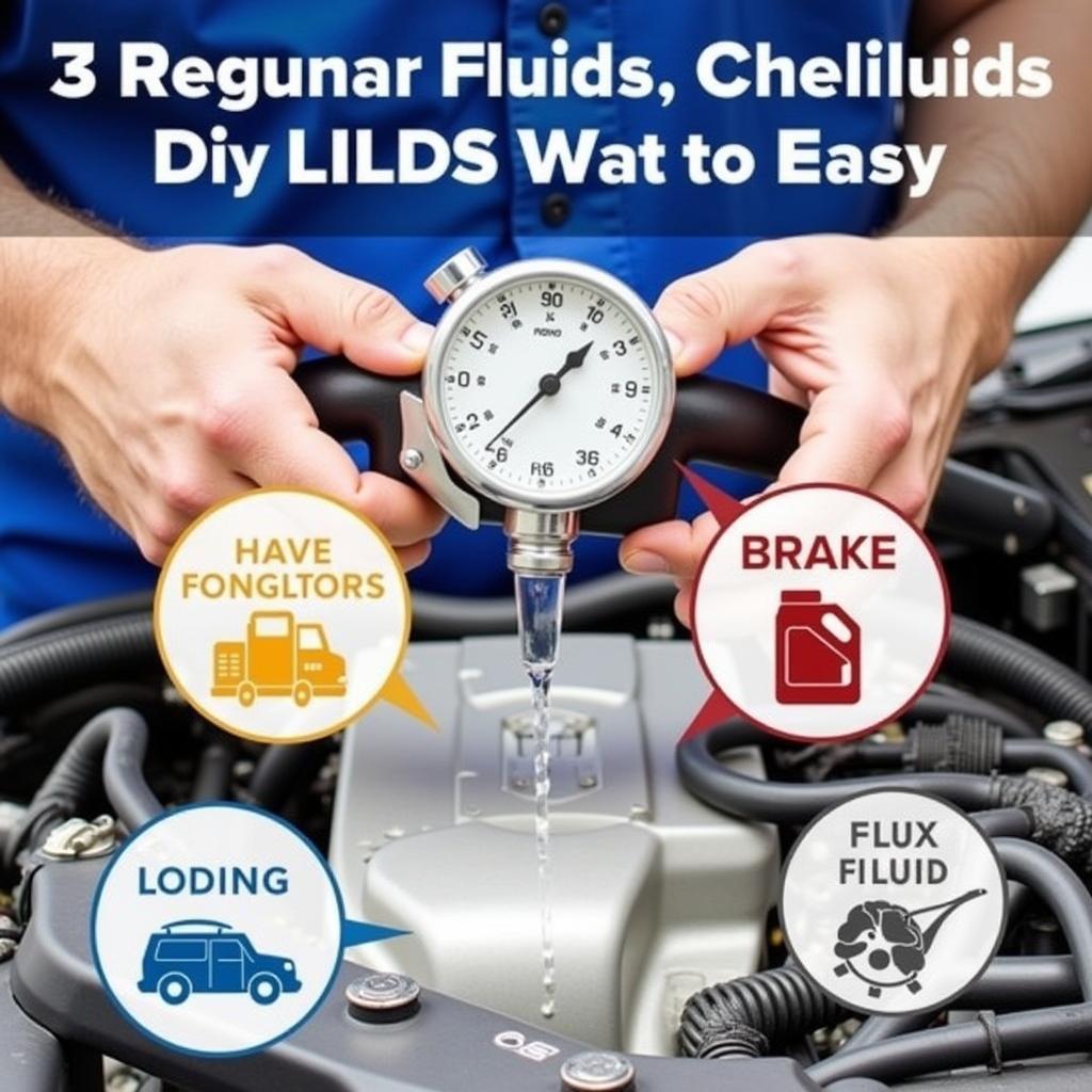 Checking Car Fluids in Windsor CA