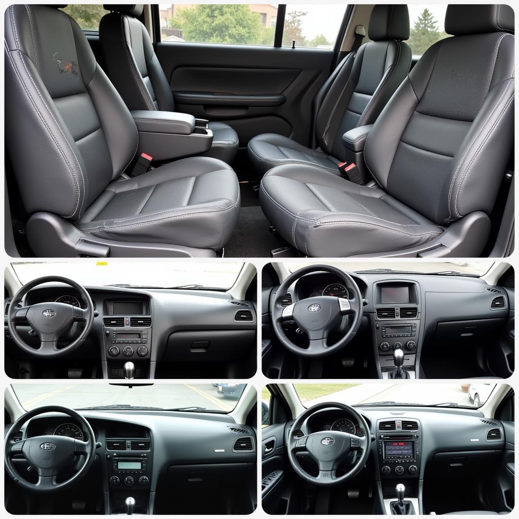 Car interior damage examples in Colorado Springs