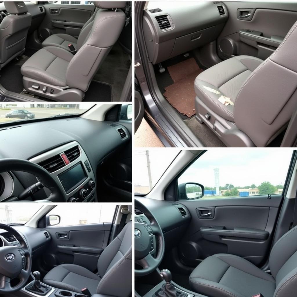 Examples of Car Interior Damage