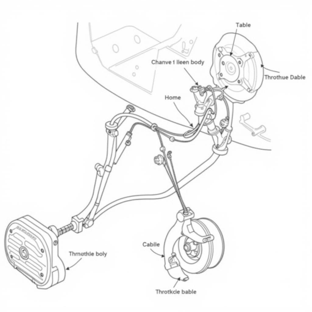 Diagram of a Car Linkage System