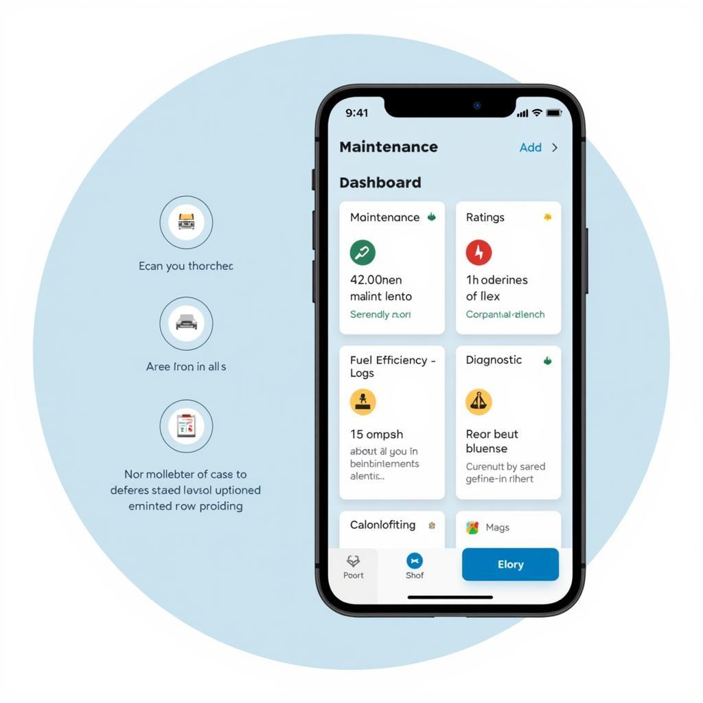 Car Maintenance App Dashboard