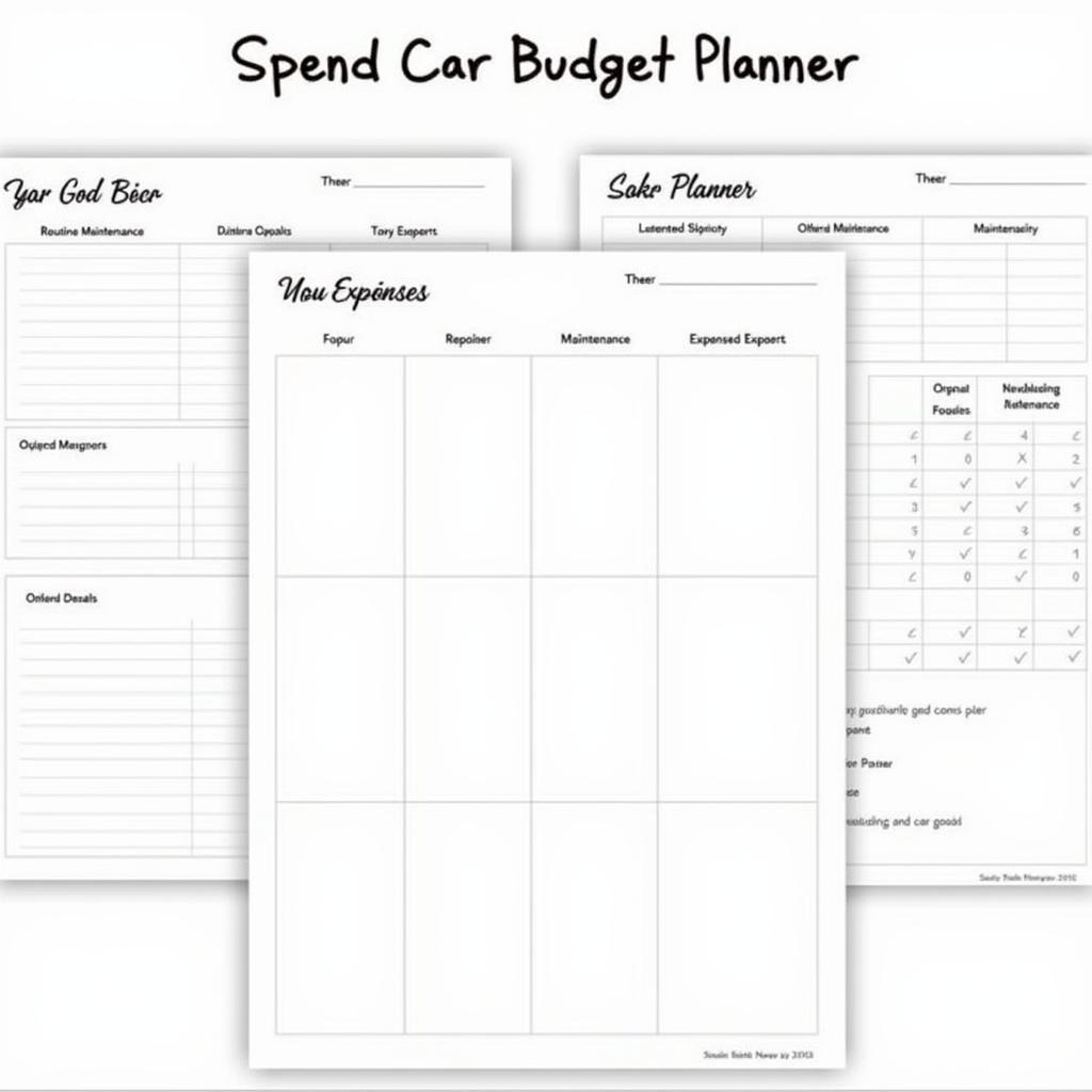 Car Maintenance Budget Planner