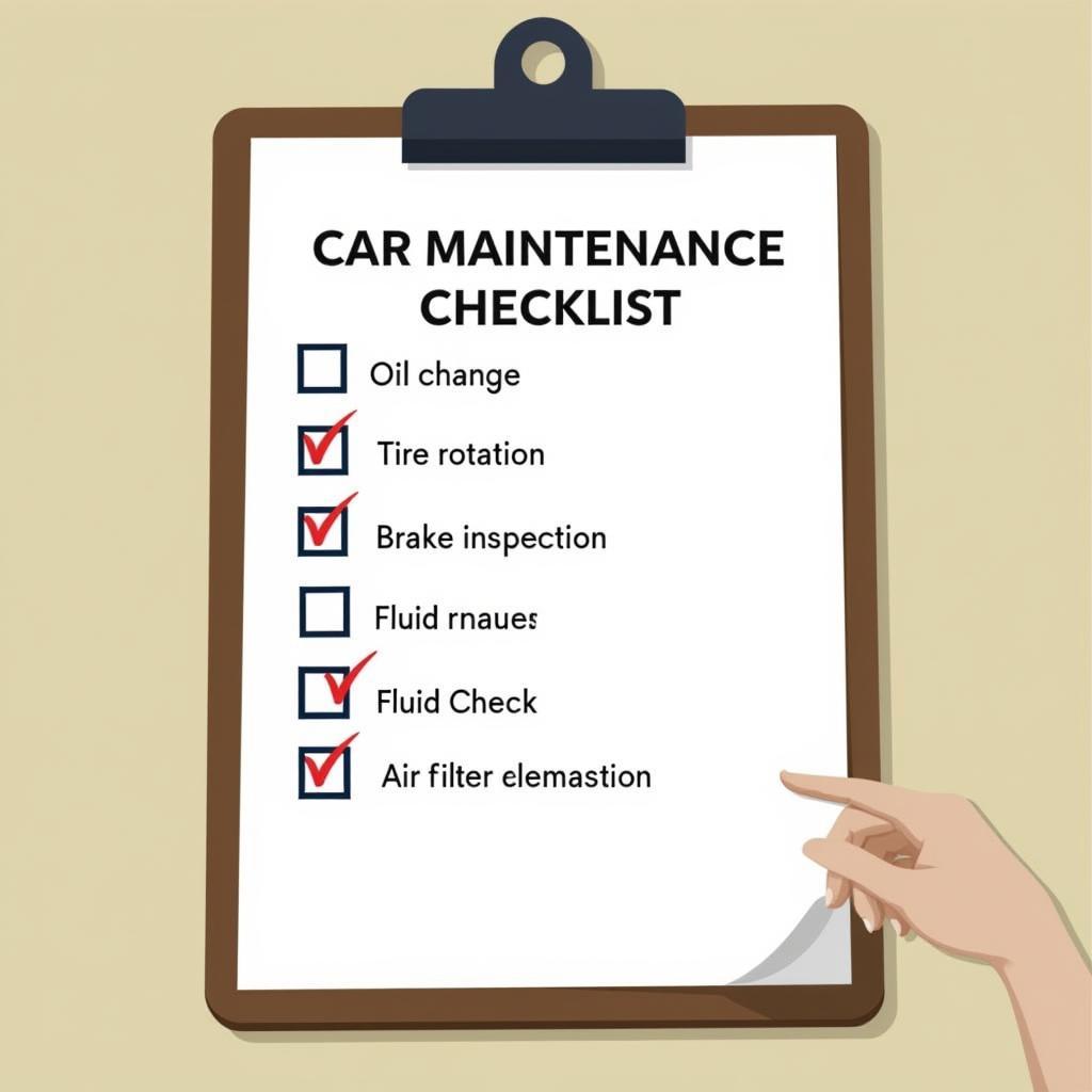 Car Maintenance Checklist