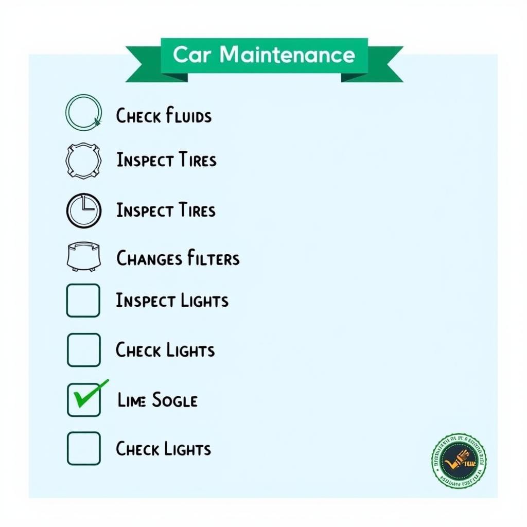 Car Maintenance Checklist