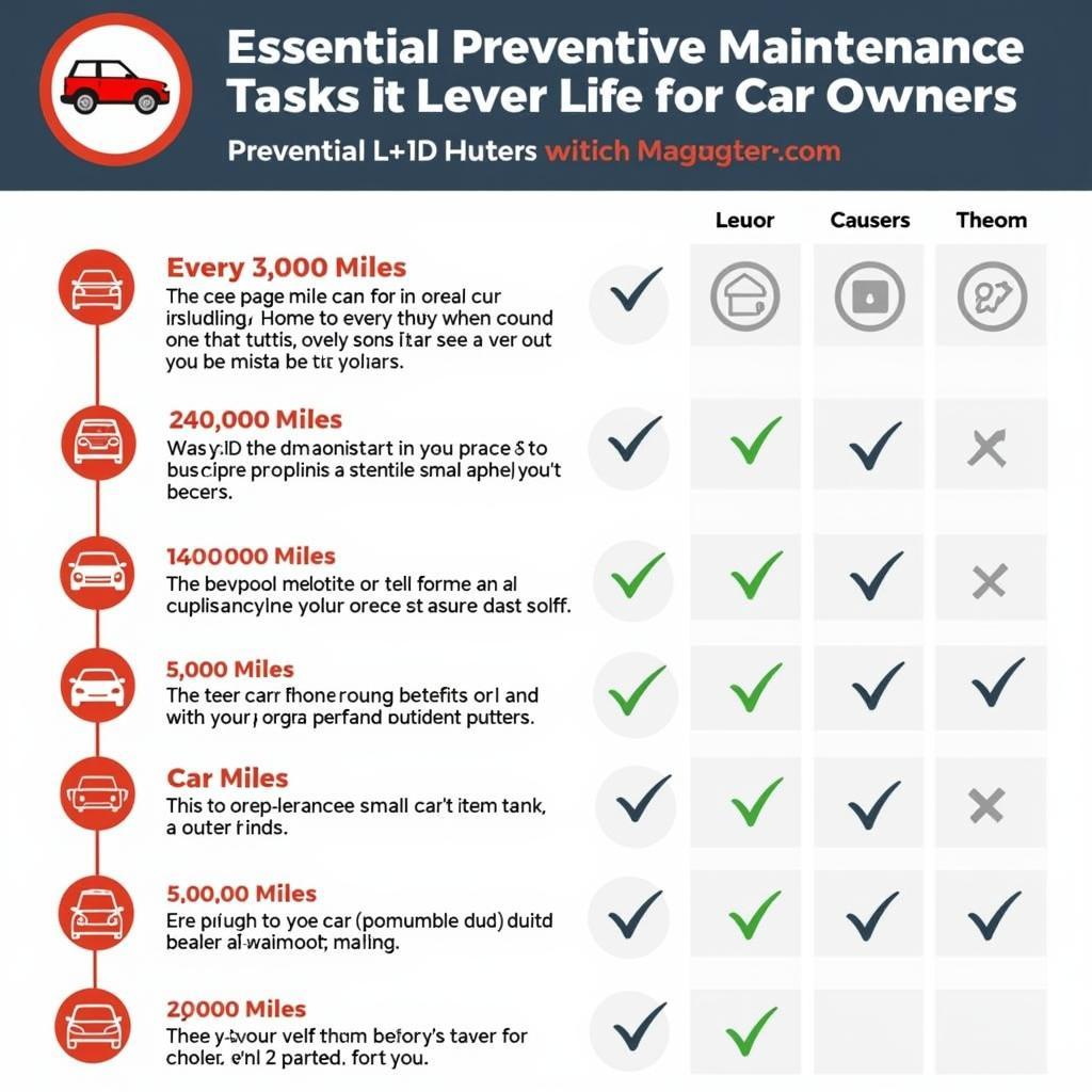 Car Maintenance Checklist