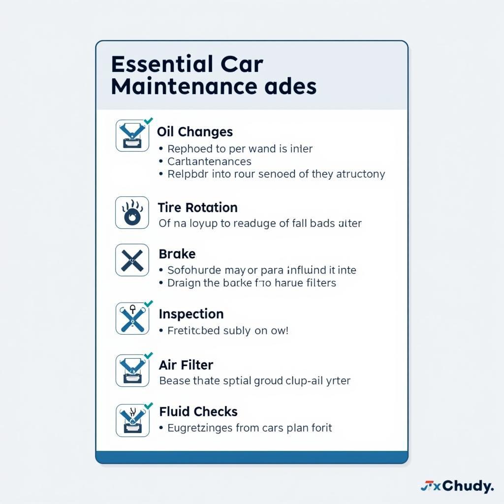 Car Maintenance Checklist