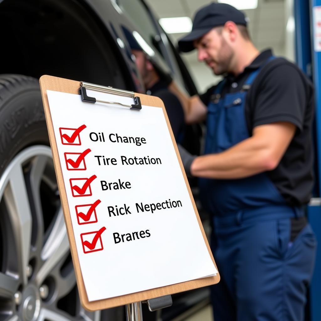 Essential Car Maintenance Checklist Items