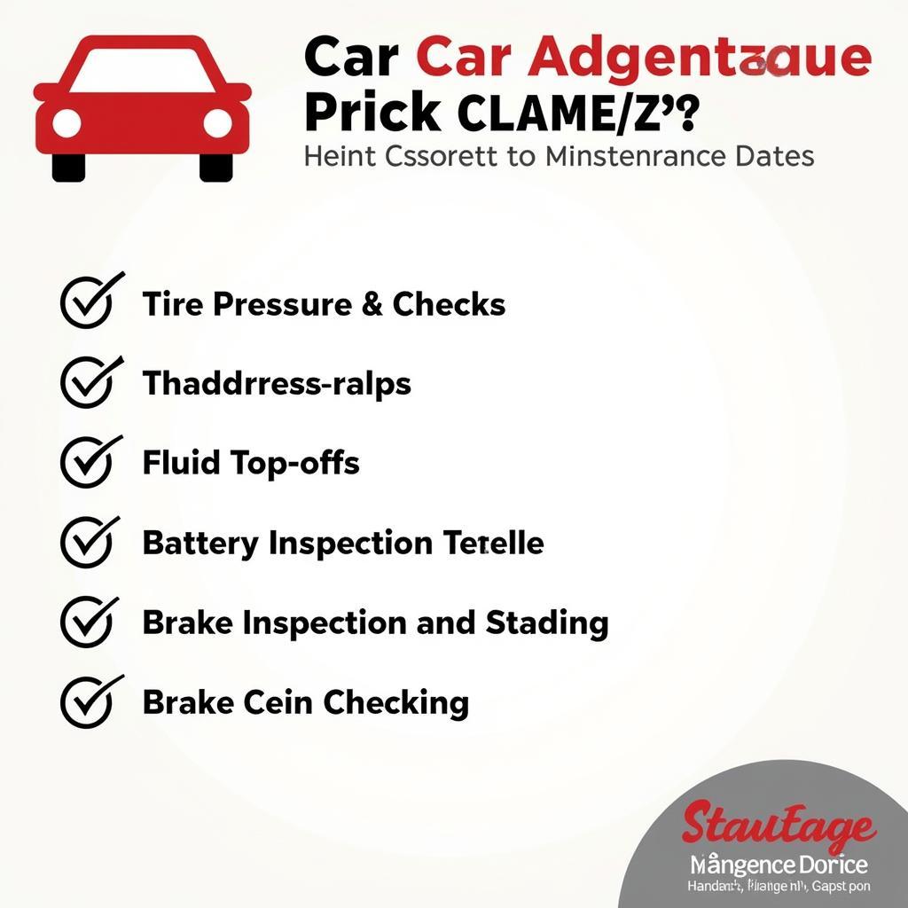 Car Maintenance Checklist for St. Lawrence County