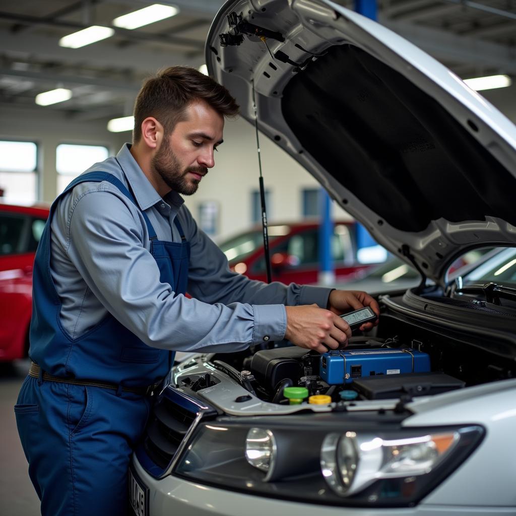 Car Maintenance Freehold NJ: Mechanic Working