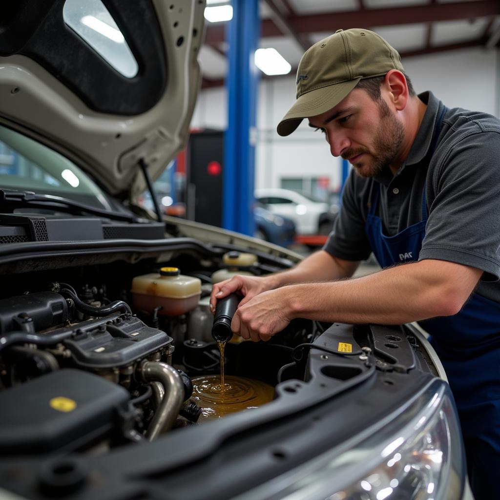 Car Maintenance Hattiesburg: Changing Oil