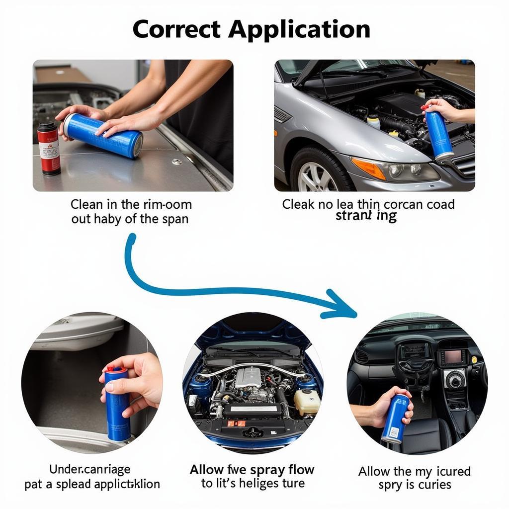 Correct Application of Car Maintenance Sprays