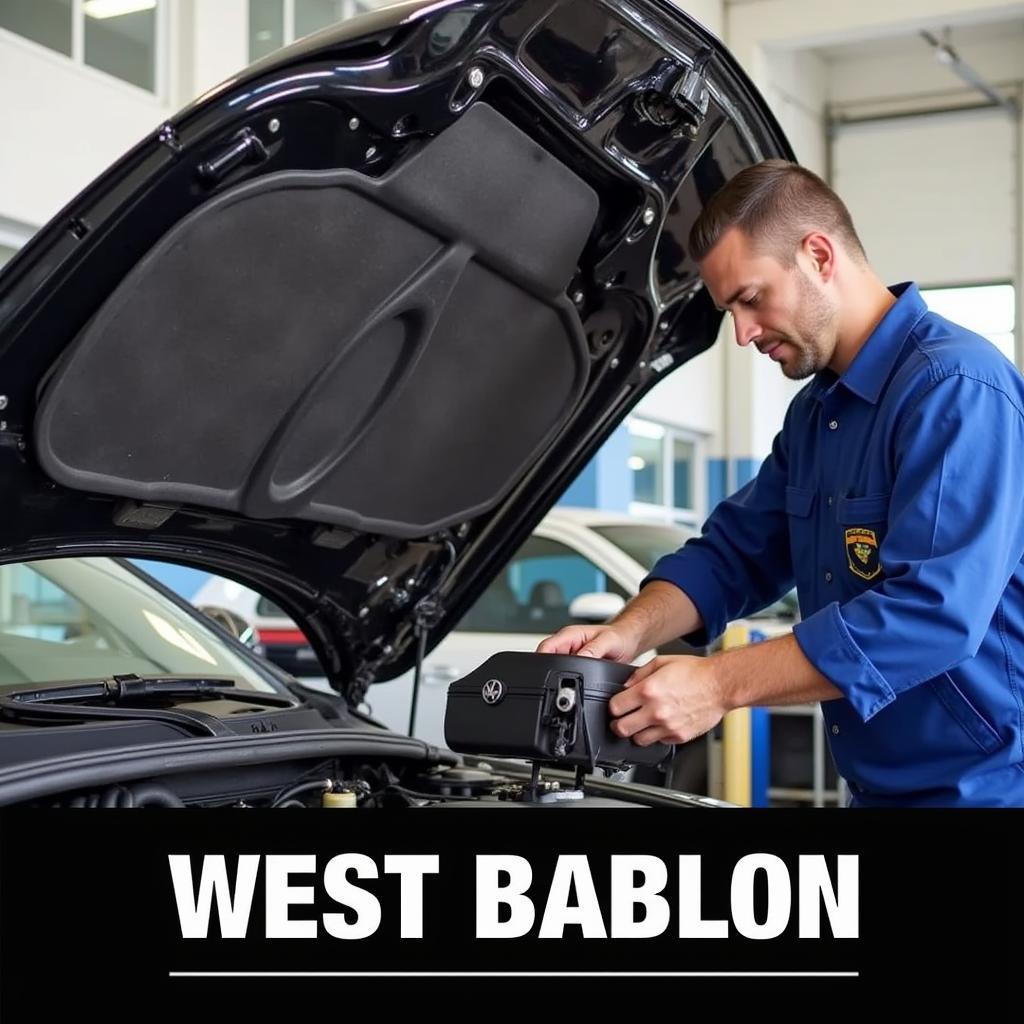 Car Maintenance West Babylon: Mechanic Working