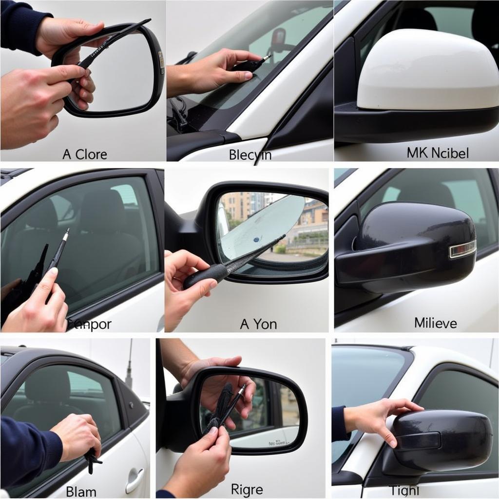 Car Mirror Assembly Replacement