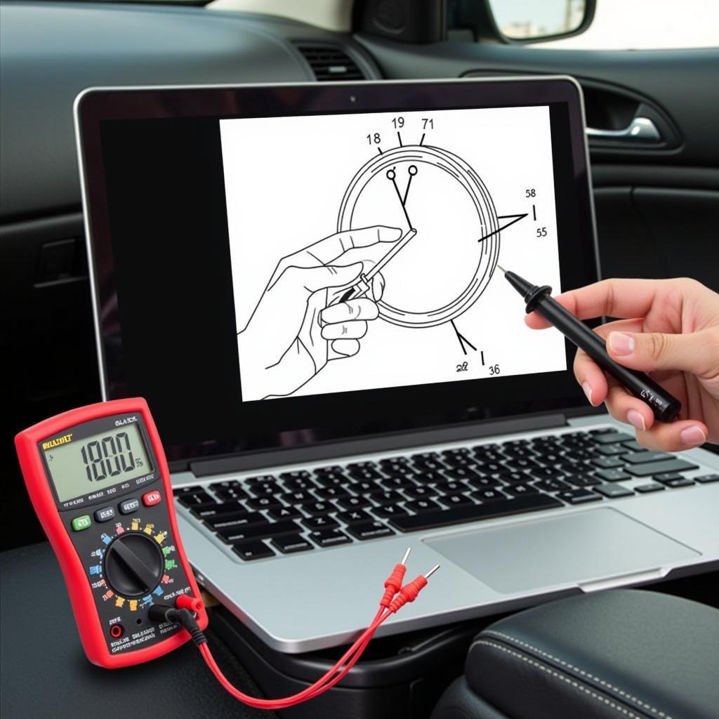 Testing Car Mirror Wiring