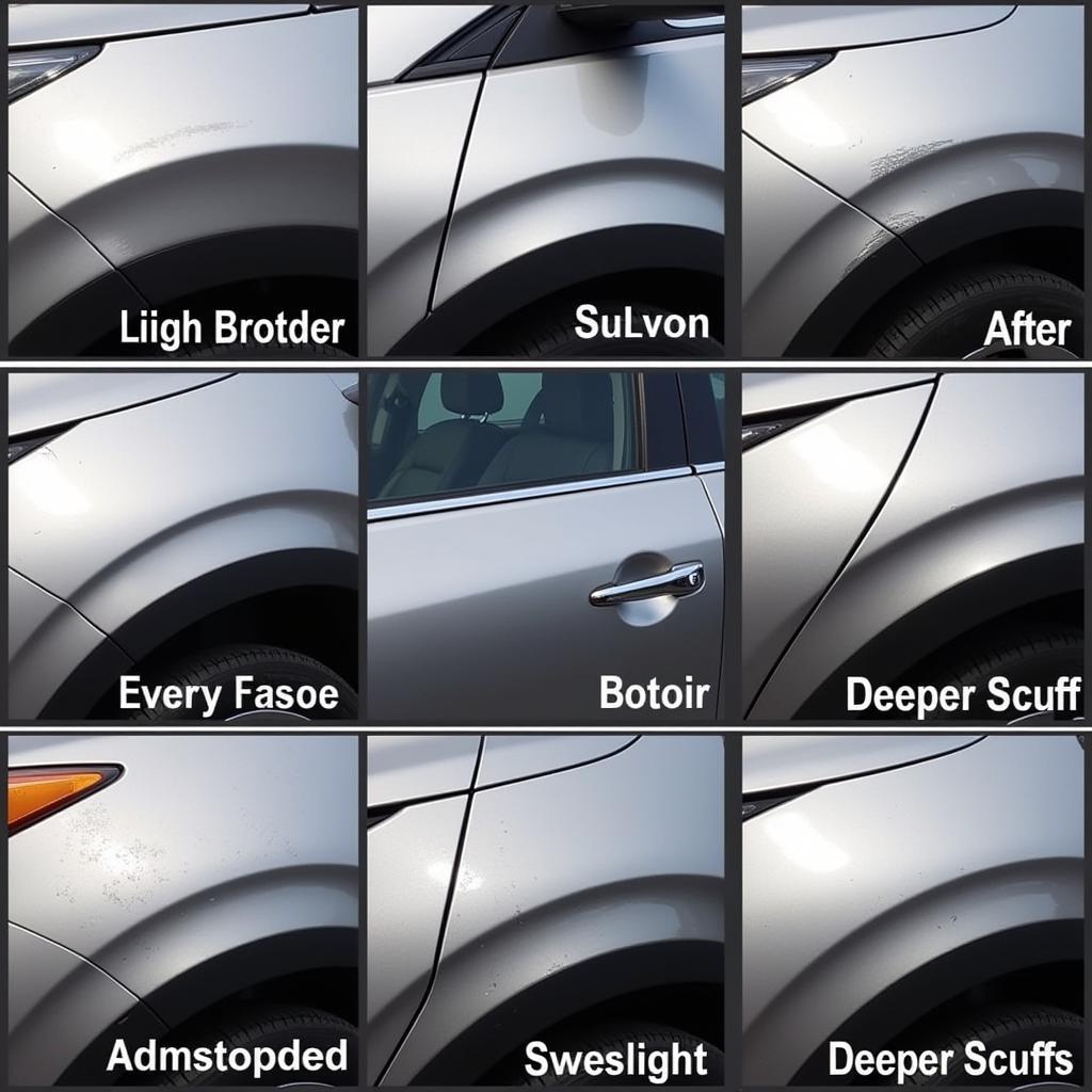 Identifying Different Types of Car Paint Scuffs