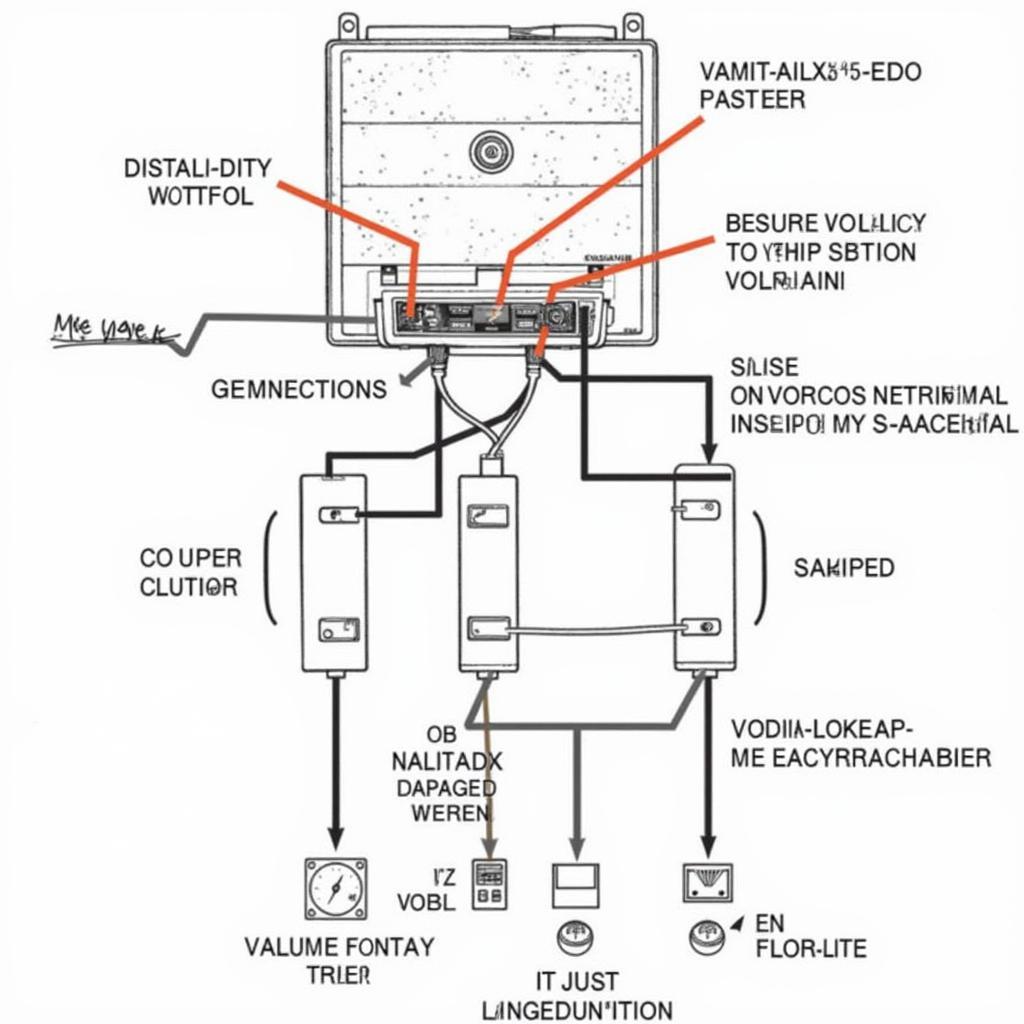 Car Radio Wiring Diagram Showing Potential Problem Areas