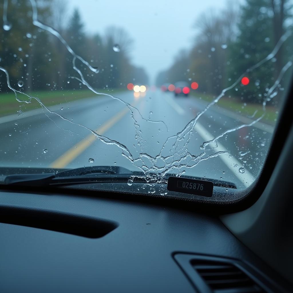 Car Rain Leak from Windshield Seal