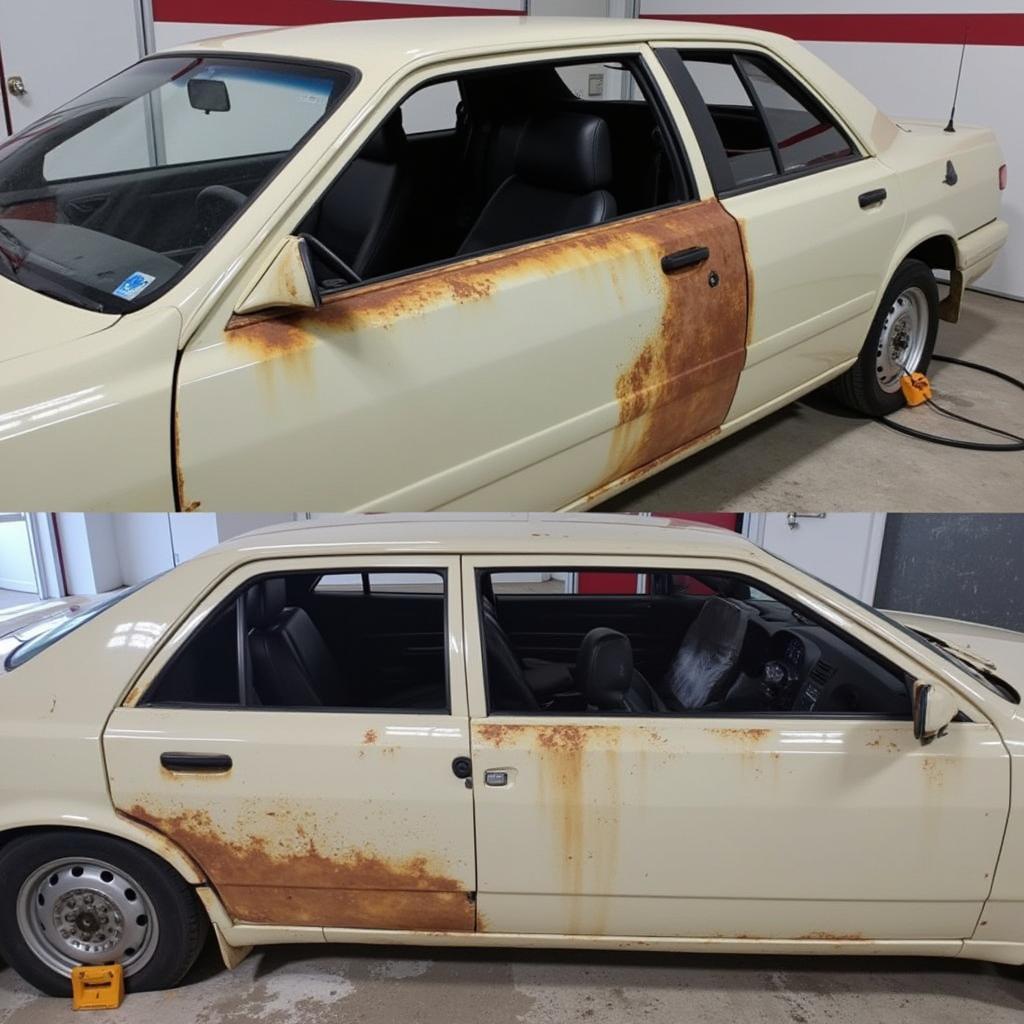 Car Rust Repair: Panel Replacement for Extensive Rust Damage