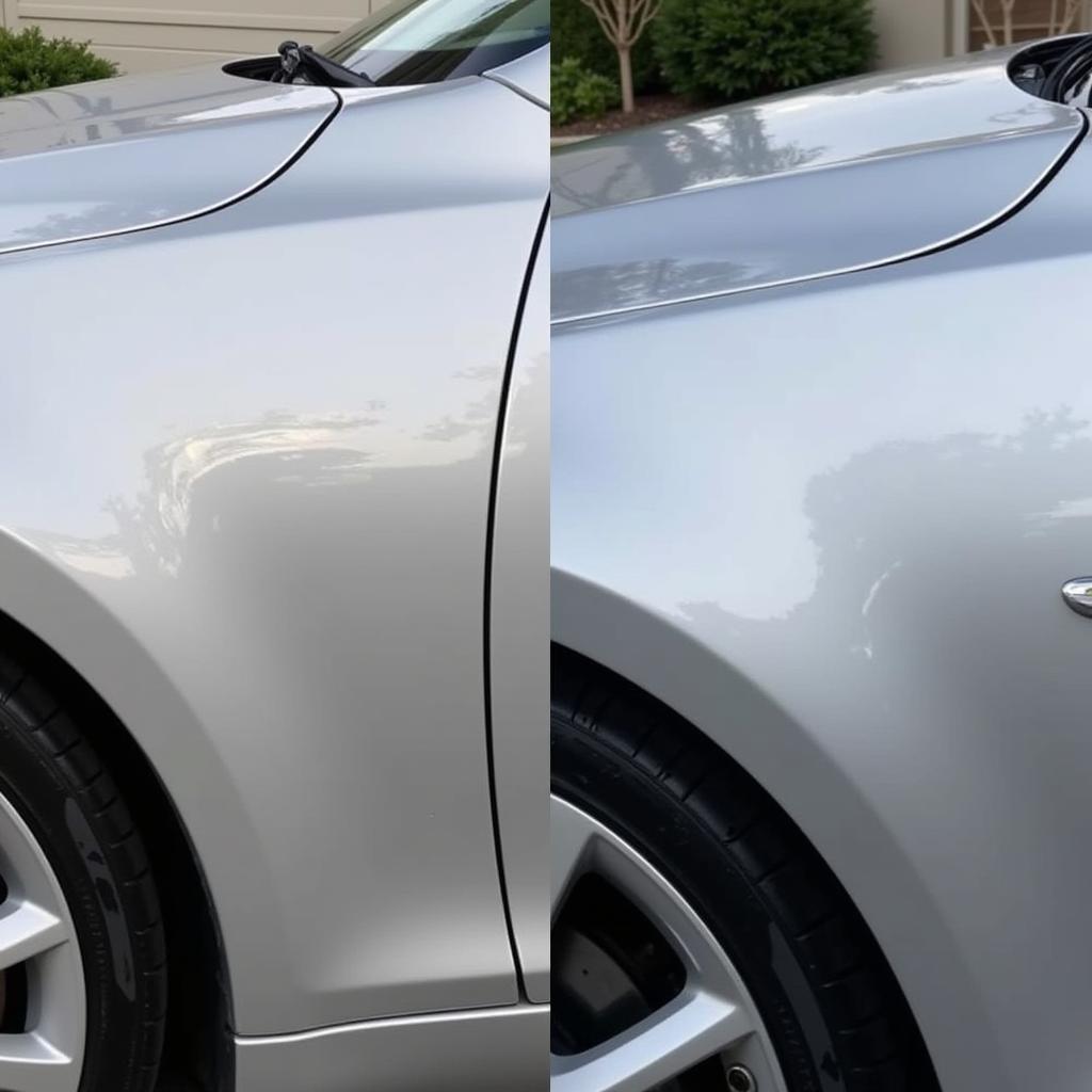 Car Scratch Repair Before & After