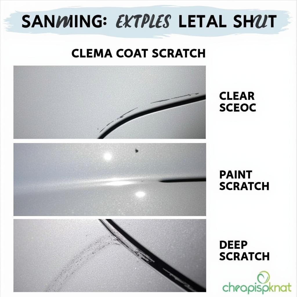 Types of Car Scratches in California