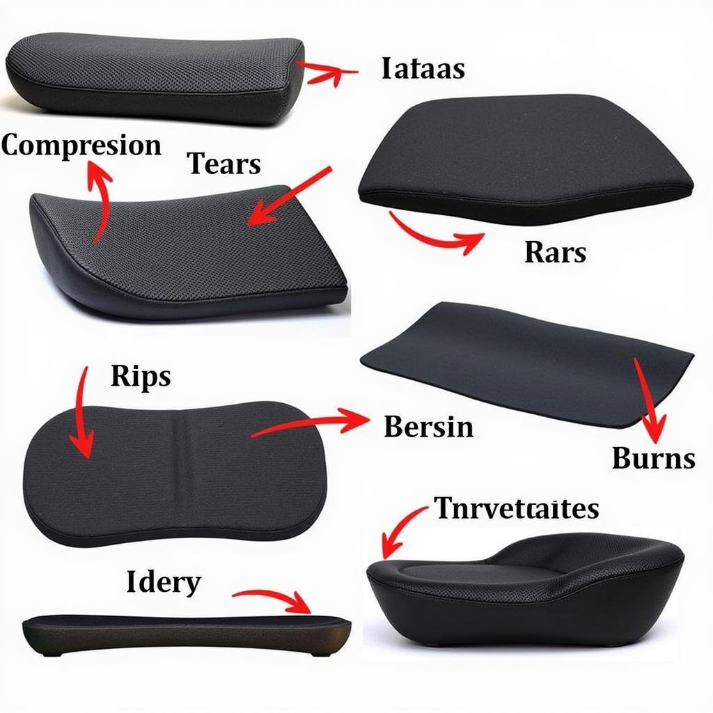 Types of Car Seat Foam Damage