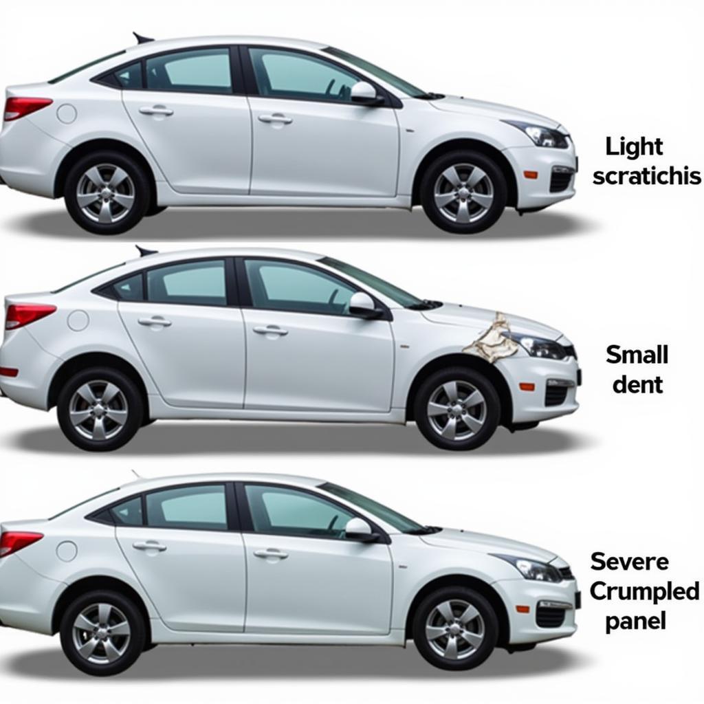 Car Side Panel Damage Types: Scratches, Dents, Crumpled Panel