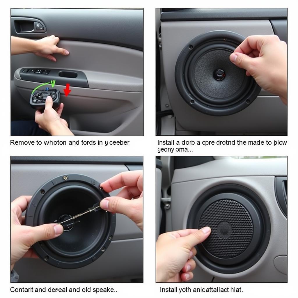 Replacing a car speaker step-by-step