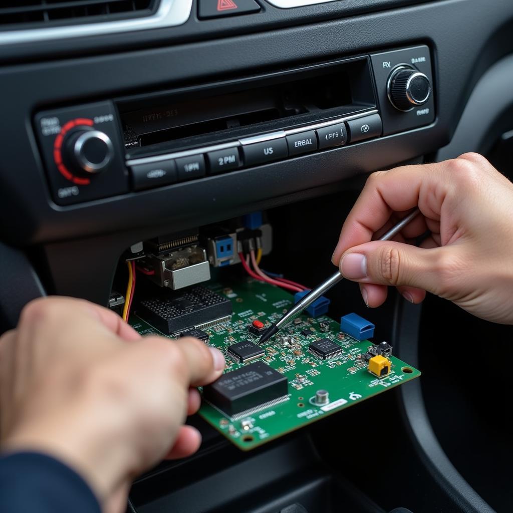 Repairing Car Stereo Internal Circuitry