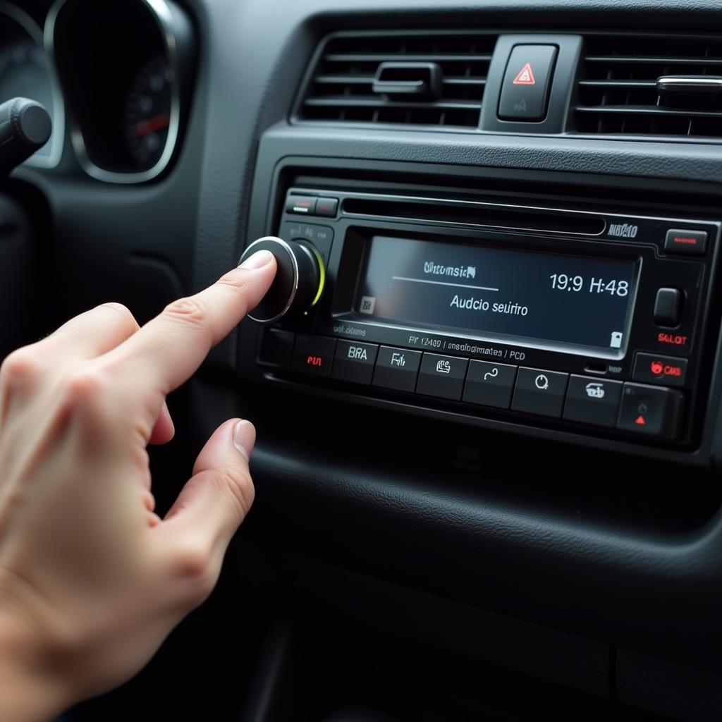 Checking Car Stereo Volume