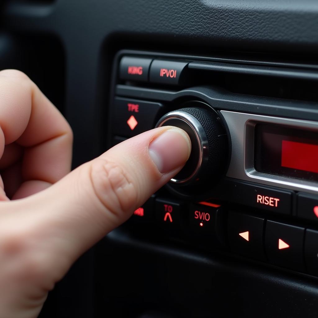 Car Stereo Volume Control Knob Malfunction